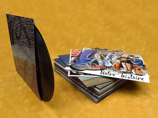 Fabricant de pochette disque vinyle, pochette CD, pochette DVD